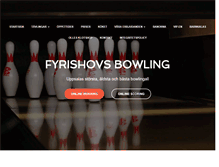 Tablet Screenshot of fyrishovsbowling.se